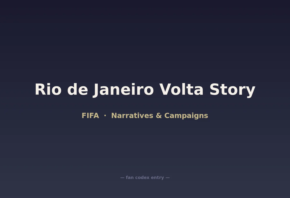 Rio de Janeiro Volta Story